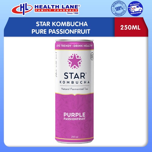 STAR KOMBUCHA PURE PASSIONFRUIT (250ML)